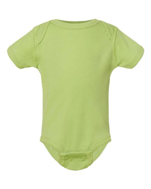 Infant Baby Rib Bodysuit - Front - B30238171 - Key Lime