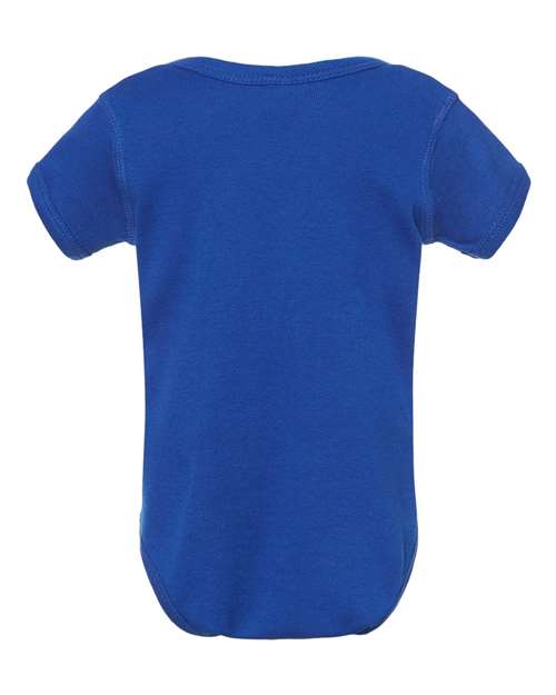Infant Baby Rib Bodysuit - Back - B30238751 - Royal