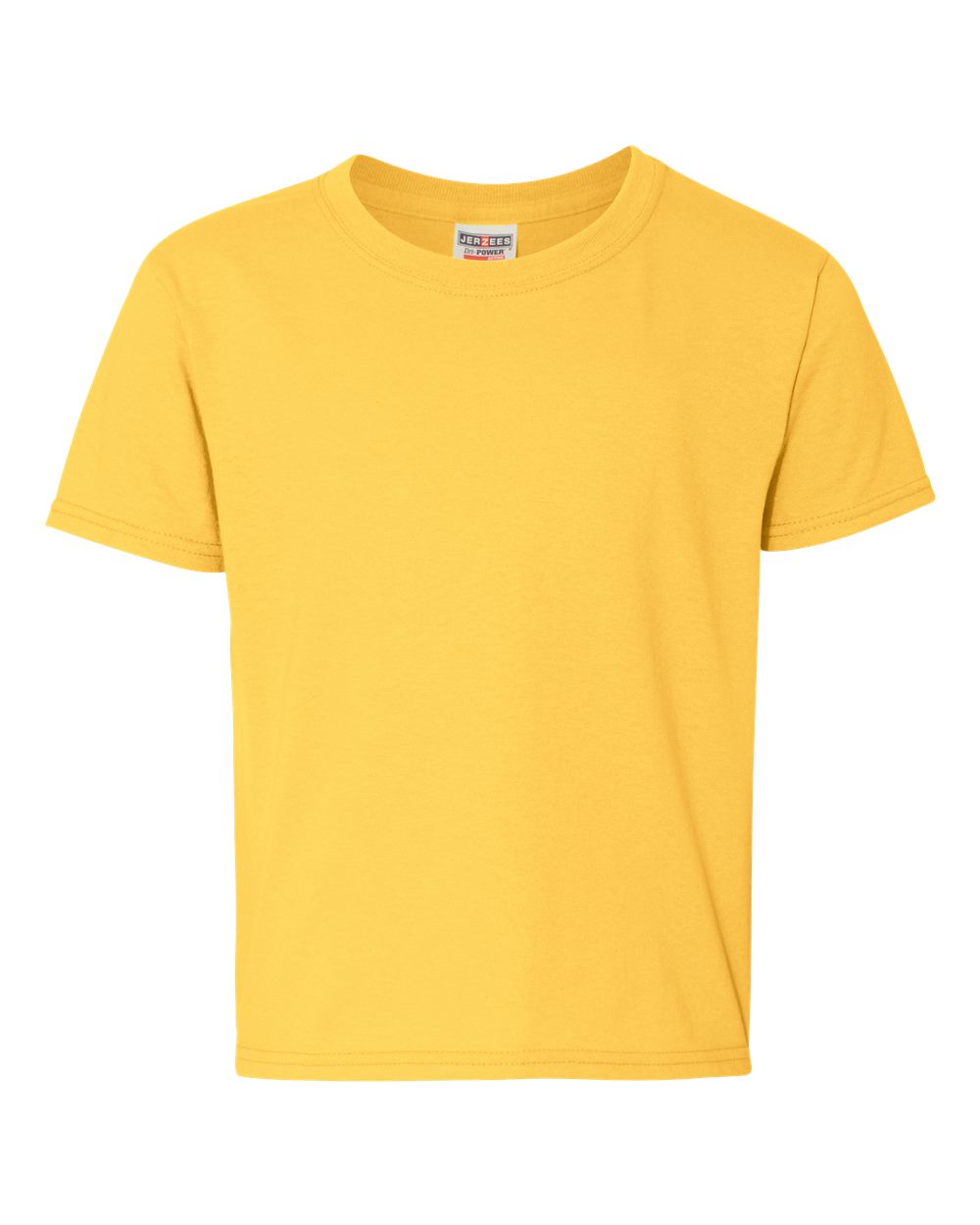 Dri-Power® Youth 50/50 T-Shirt - Front - B30535413 - Island Yellow