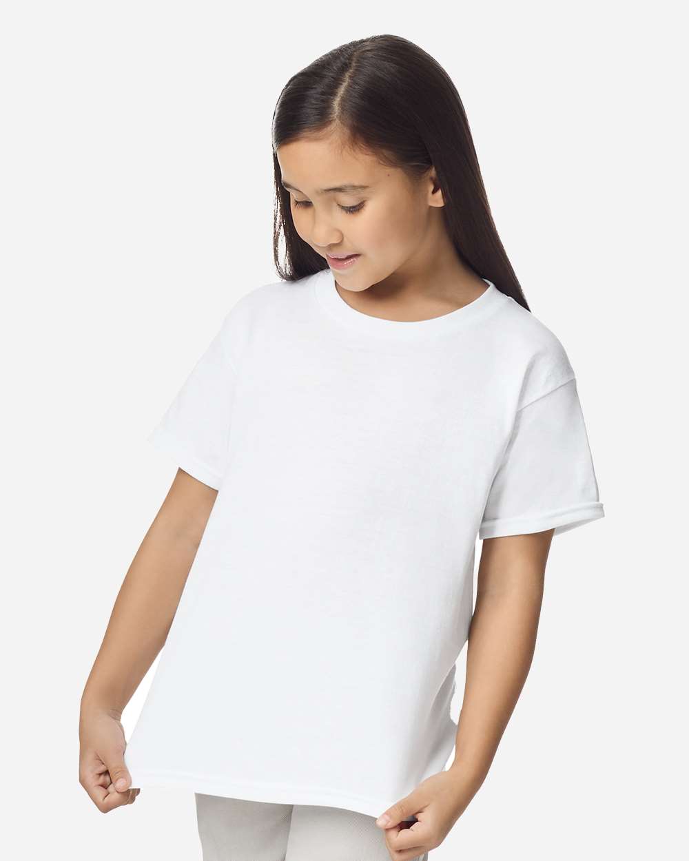DryBlend® Youth T-Shirt - OnModelFront - B30560002 - White