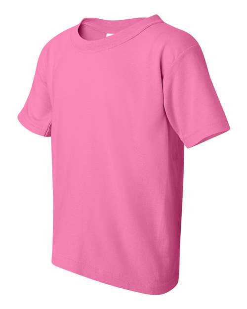 Heavy Cotton™ Youth T-Shirt - Side - B31560562 - Azalea