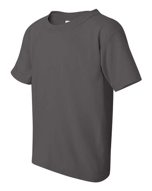 Heavy Cotton™ Youth T-Shirt - Side - B31560092 - Charcoal