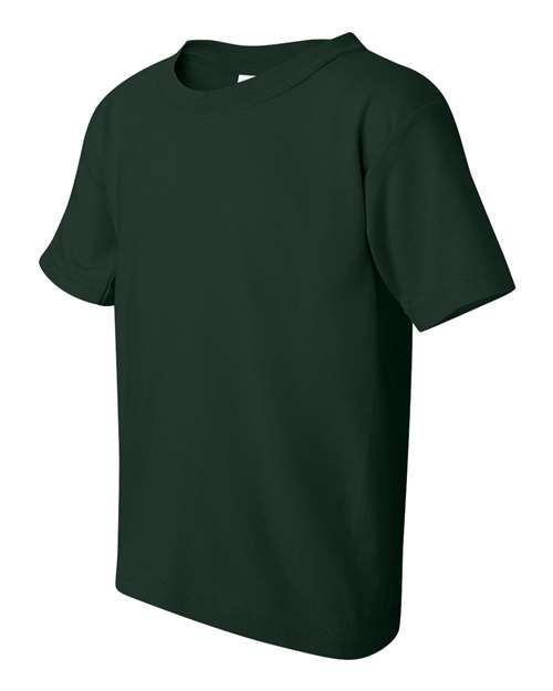 Heavy Cotton™ Youth T-Shirt - Side - B31560542 - Forest Green