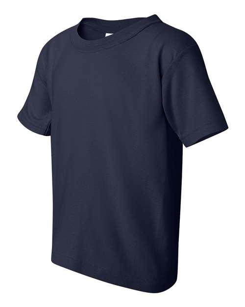 Heavy Cotton™ Youth T-Shirt - Side - B31560652 - Navy