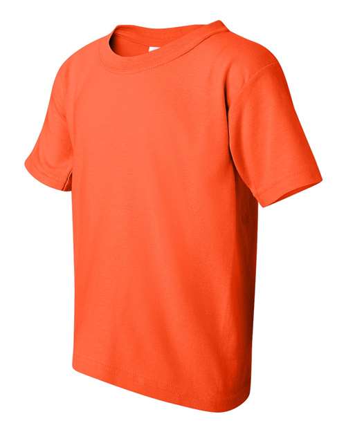 Heavy Cotton™ Youth T-Shirt - Side - B31560662 - Orange