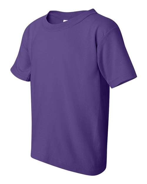 Heavy Cotton™ Youth T-Shirt - Side - B31560672 - Purple