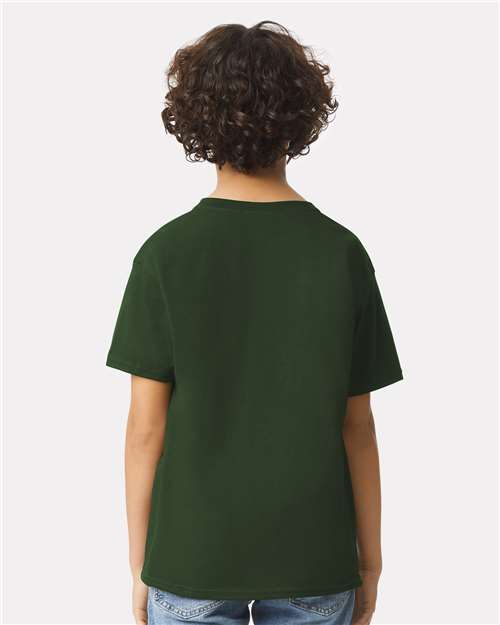 Ultra Cotton® Youth T-Shirt - OnModelBack - B31660542 - Forest Green