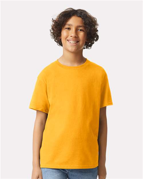 Ultra Cotton® Youth T-Shirt - OnModelFront - B31660122 - Gold