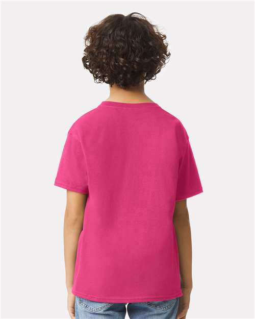 Ultra Cotton® Youth T-Shirt - OnModelBack - B31660692 - Heliconia
