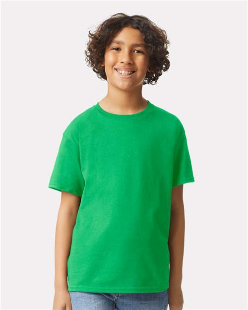 Ultra Cotton® Youth T-Shirt - OnModelFront - B31660202 - Irish Green