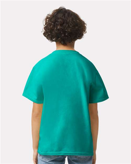 Ultra Cotton® Youth T-Shirt - OnModelBack - B31660592 - Jade Dome