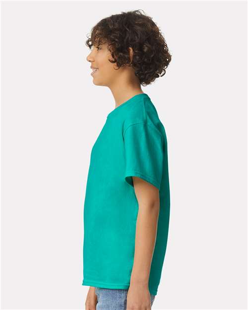 Ultra Cotton® Youth T-Shirt - OnModelSide - B31660592 - Jade Dome