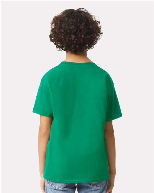 Ultra Cotton® Youth T-Shirt - OnModelBack - B31660602 - Kelly Green