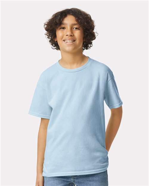 Ultra Cotton® Youth T-Shirt - OnModelFront - B31660252 - Light Blue