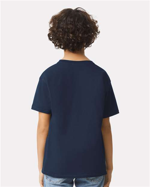 Ultra Cotton® Youth T-Shirt - OnModelBack - B31660652 - Navy