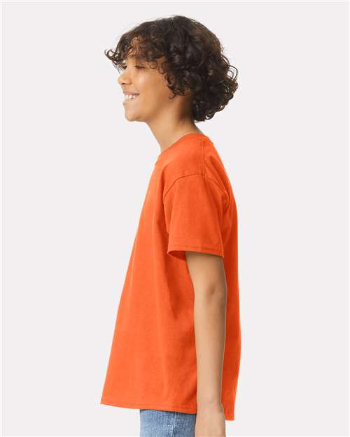 Ultra Cotton® Youth T-Shirt - OnModelSide - B31660662 - Orange