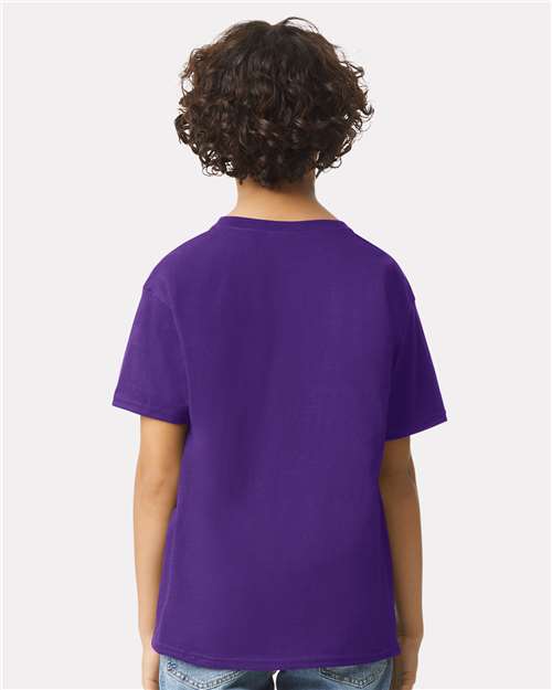 Ultra Cotton® Youth T-Shirt - OnModelBack - B31660672 - Purple