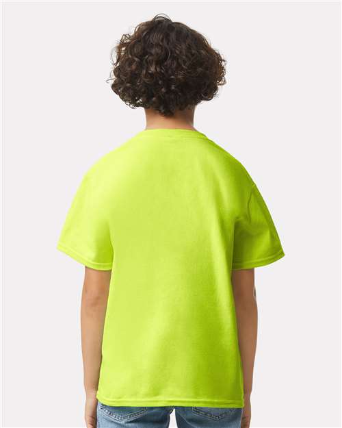 Ultra Cotton® Youth T-Shirt - OnModelBack - B31660162 - Safety Green