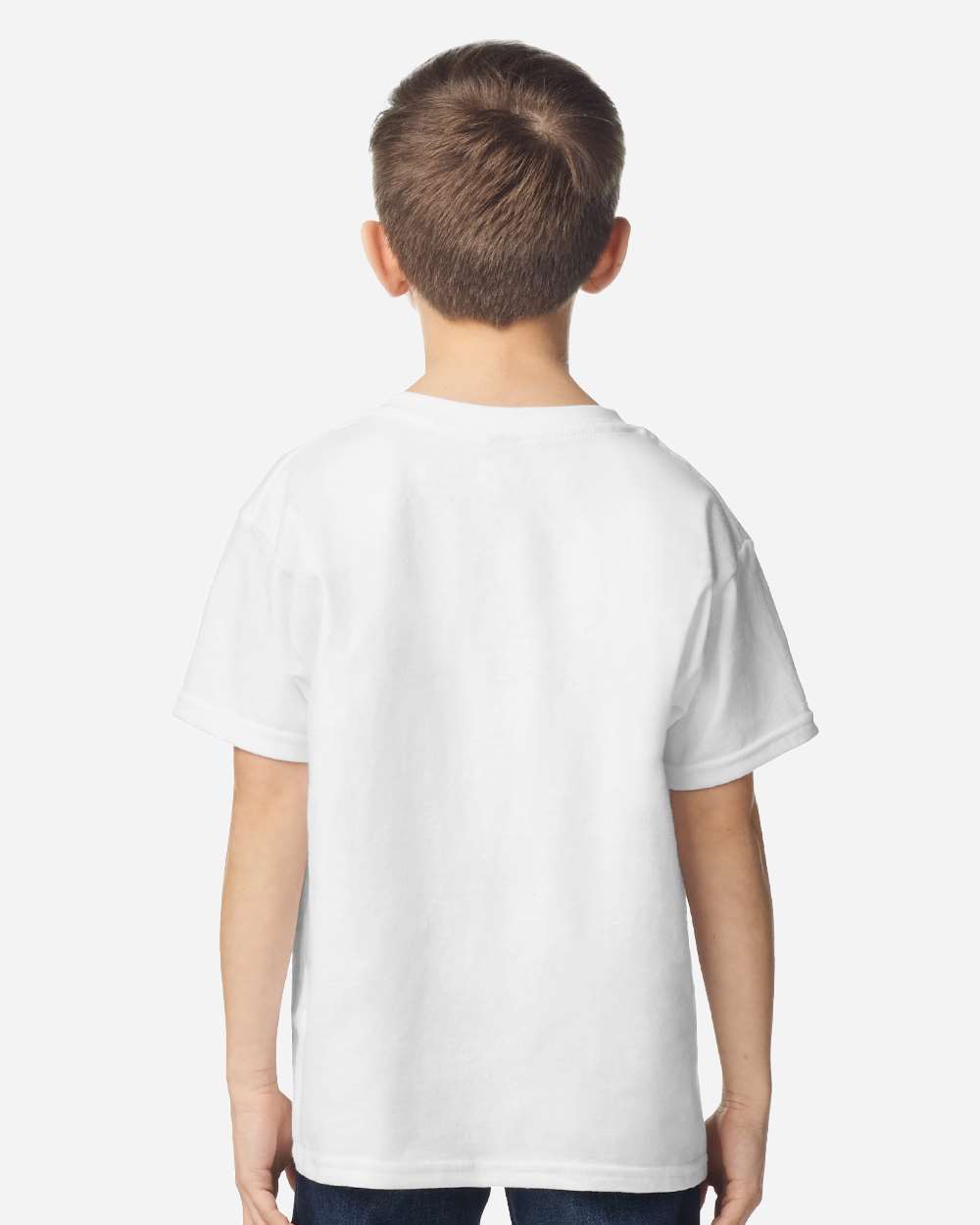 Ultra Cotton® Youth T-Shirt - OnModelBack - B31660002 - White
