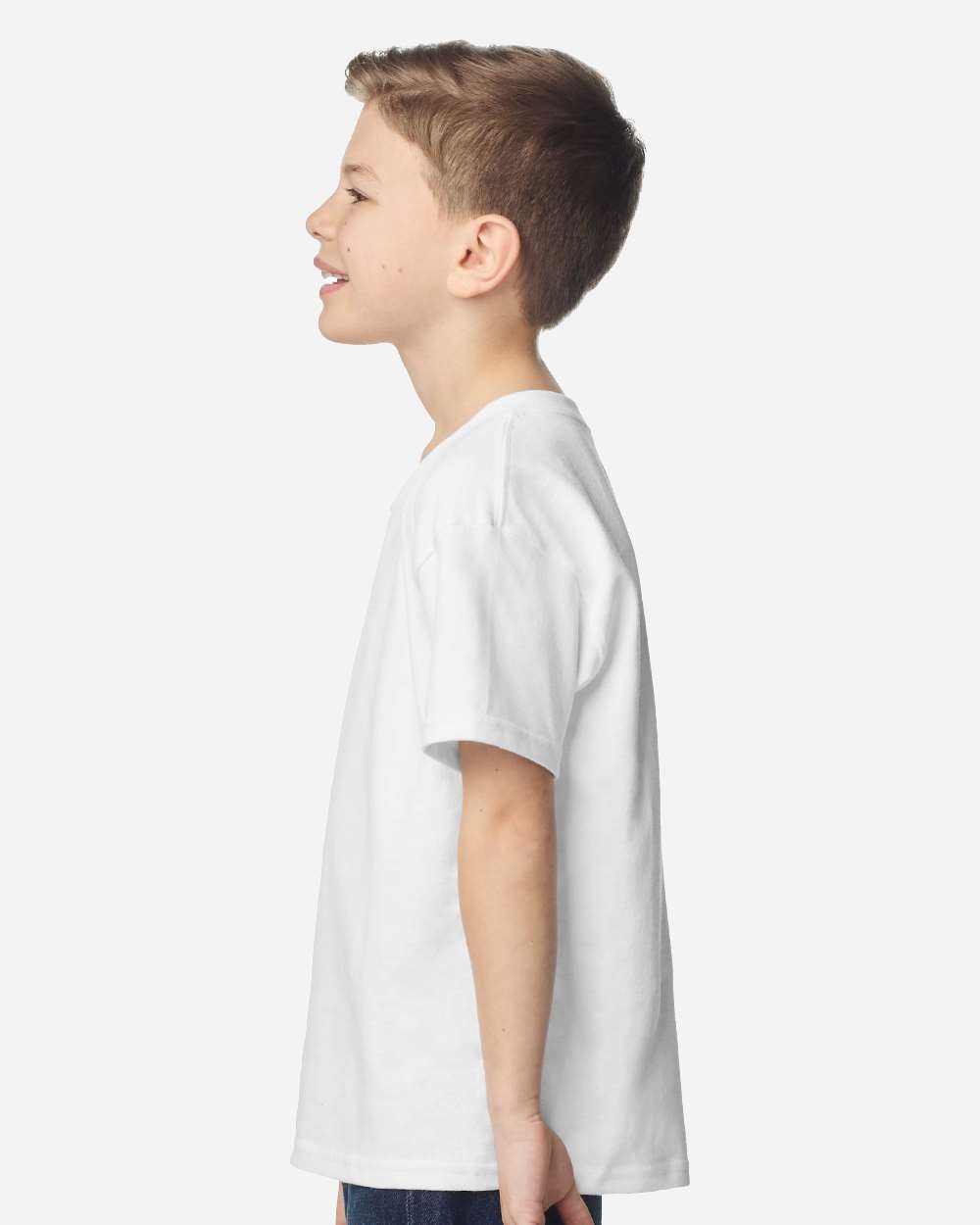 Ultra Cotton® Youth T-Shirt - OnModelSide - B31660002 - White