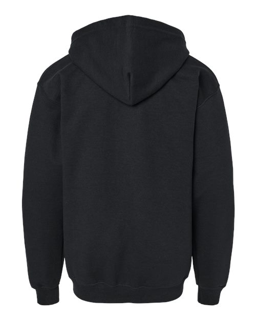 Heavy Blend™ Youth Full-Zip Hooded Sweatshirt - Back - B32360502 - Black