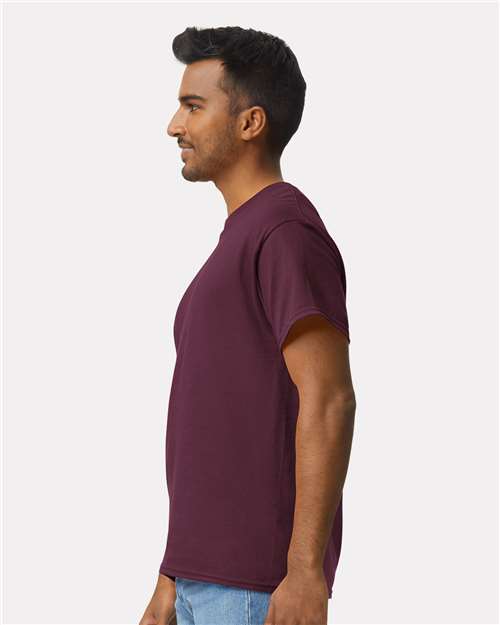 Ultra Cotton® T-Shirt - OnModelSide - B00760533 - Maroon