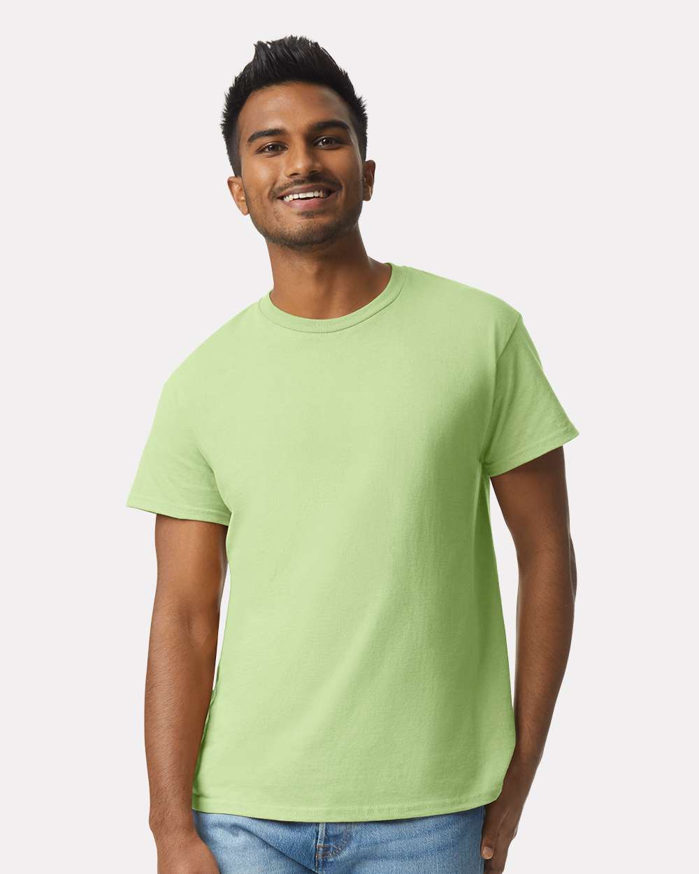 Ultra Cotton® T-Shirt - OnModelFront - B00760043 - Pistachio