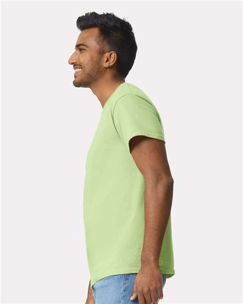 Ultra Cotton® T-Shirt - OnModelSide - B00760043 - Pistachio