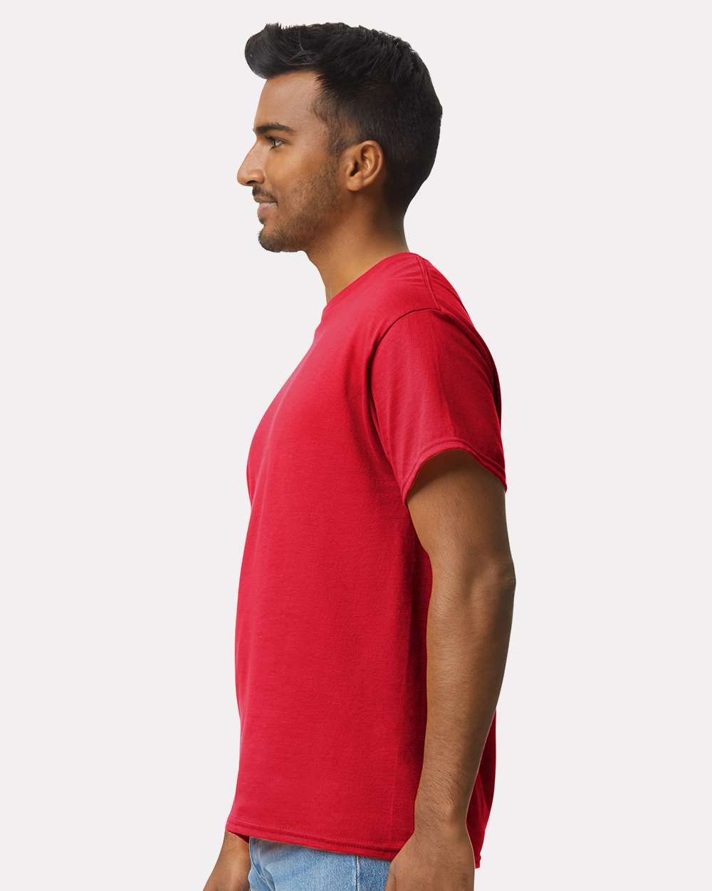 Ultra Cotton® T-Shirt - OnModelSide - B00760703 - Red
