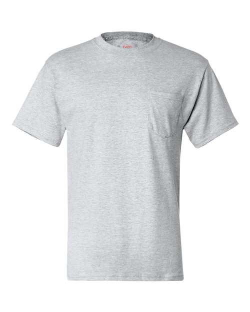 Beefy-T® Pocket T-Shirt - Front - B08500023 - Ash