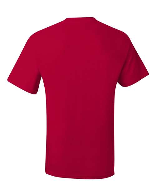 Beefy-T® Pocket T-Shirt - Back - B08500223 - Deep Red