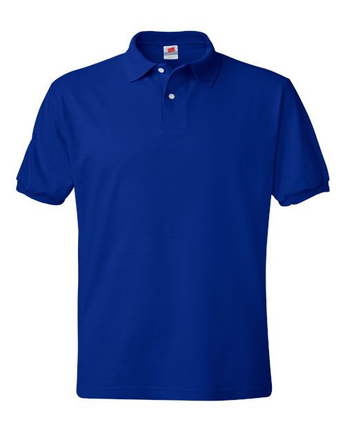 Ecosmart® Jersey Polo - Front - B11000883 - Deep Royal