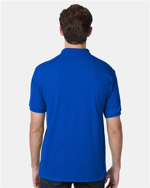 Ecosmart® Jersey Polo - OnModelBack - B11000883 - Deep Royal