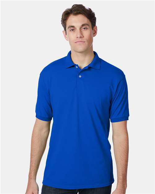 Ecosmart® Jersey Polo - OnModelFront - B11000883 - Deep Royal