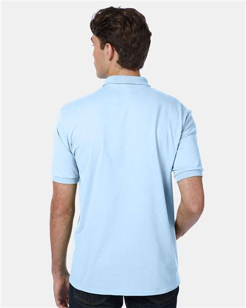 Ecosmart® Jersey Polo - OnModelBack - B11000253 - Light Blue