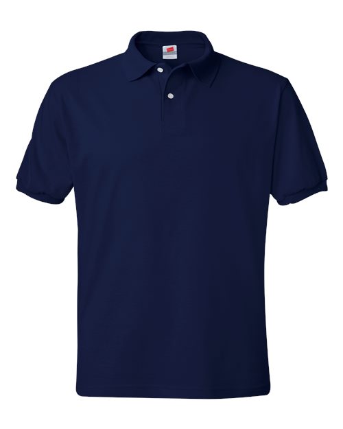 Ecosmart® Jersey Polo - Front - B11000653 - Navy