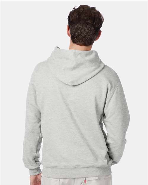 Ultimate Cotton® Hooded Sweatshirt - OnModelBack - B22200023 - Ash