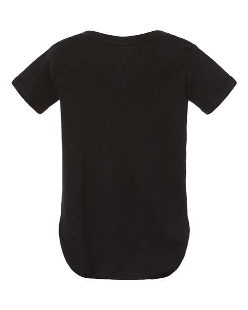 Infant Baby Rib Bodysuit - Back - B30238501 - Black