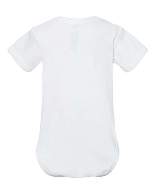 Infant Baby Rib Bodysuit - Back - B30238001 - White