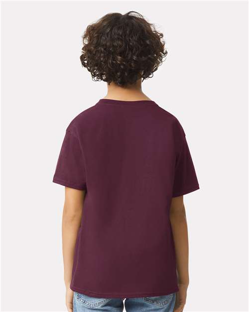 Ultra Cotton® Youth T-Shirt - OnModelBack - B31660532 - Maroon