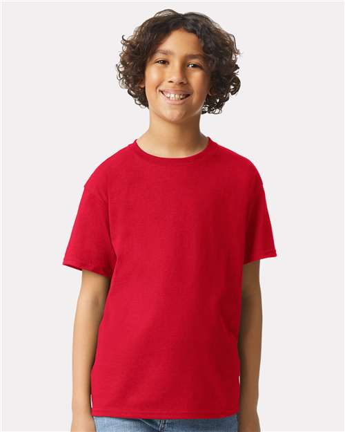Ultra Cotton® Youth T-Shirt - OnModelFront - B31660702 - Red