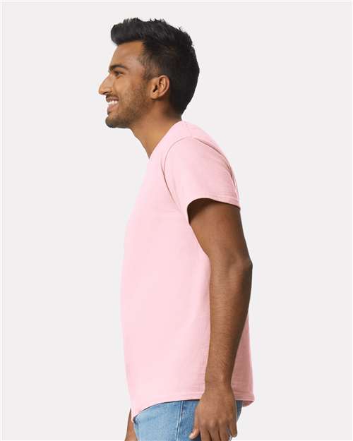 Ultra Cotton® T-Shirt - OnModelSide - B00760303 - Light Pink