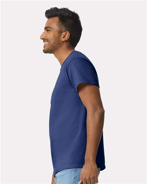 Ultra Cotton® T-Shirt - OnModelSide - B00760993 - Metro Blue