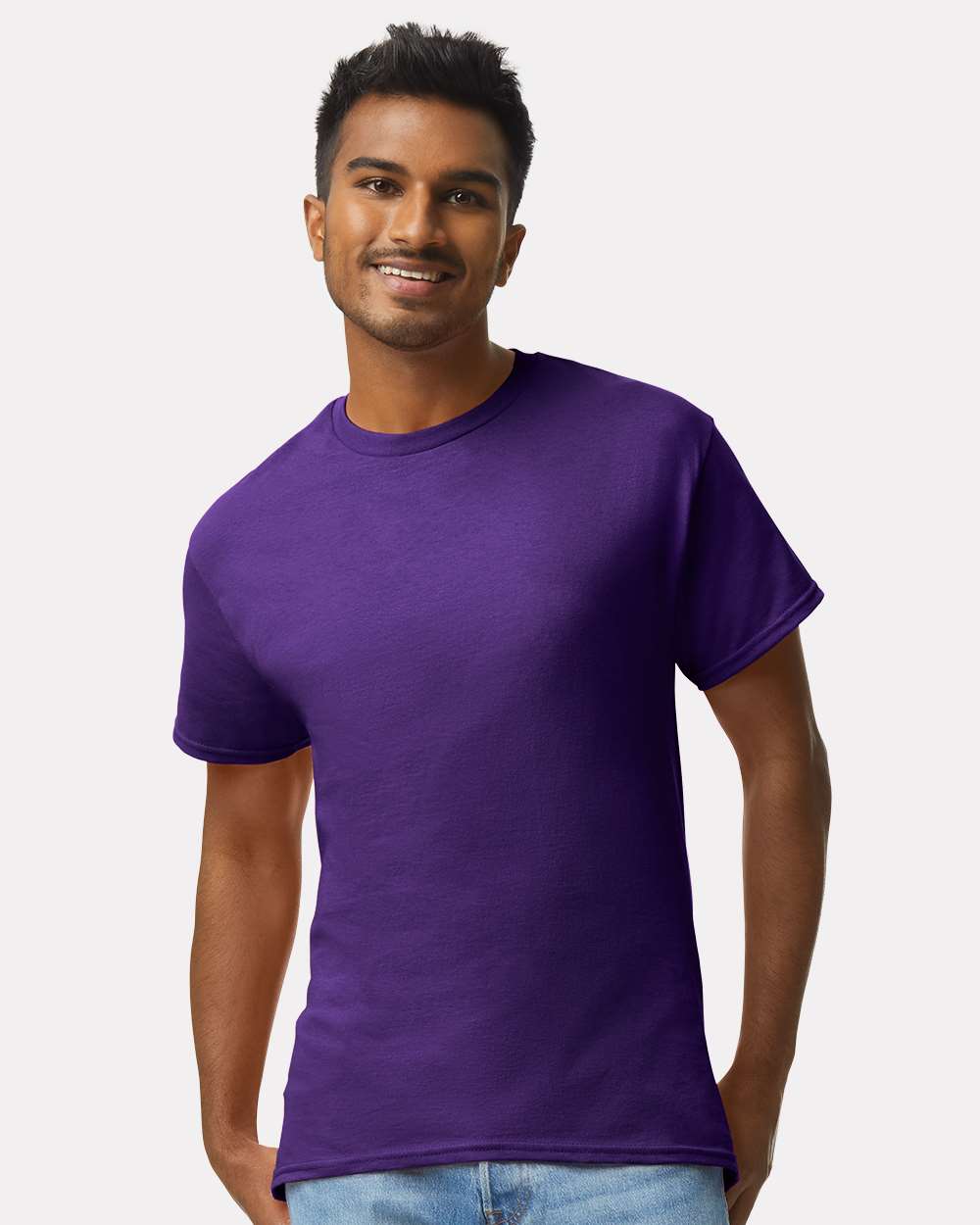 Ultra Cotton® T-Shirt - OnModelFront - B00760673 - Purple