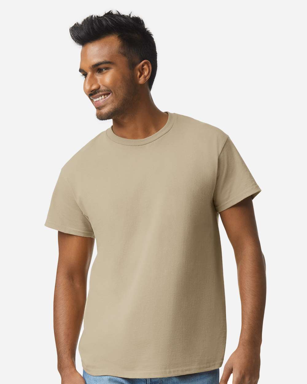 Ultra Cotton® T-Shirt - OnModelFront - B00760363 - Tan