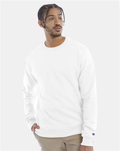 Powerblend® Crewneck Sweatshirt - OnModelFront - B21284003 - White