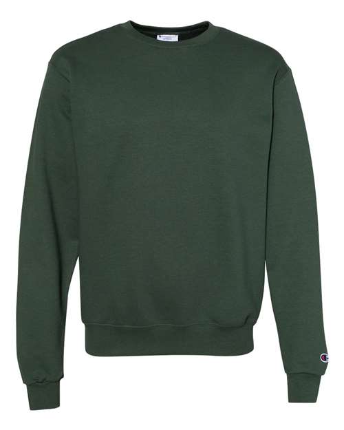 Powerblend® Crewneck Sweatshirt - Front - B21284193 - Dark Green