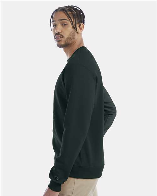 Powerblend® Crewneck Sweatshirt - OnModelSide - B21284193 - Dark Green