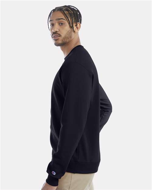Powerblend® Crewneck Sweatshirt - OnModelSide - B21284653 - Navy