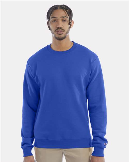 Powerblend® Crewneck Sweatshirt - OnModelFront - B21284753 - Royal Blue
